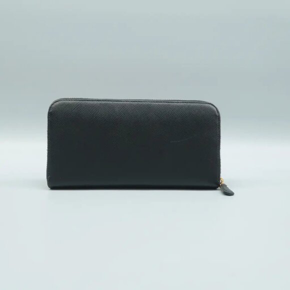 100% Authentic Prada Black Leather Wallet - Picture 2 of 12